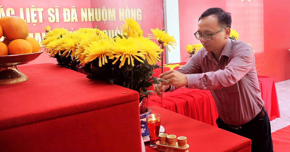 Tìm thấy hài cốt 3 liệt sĩ hy sinh gần bệnh xá thời chiến tranh tại Quảng Ngãi