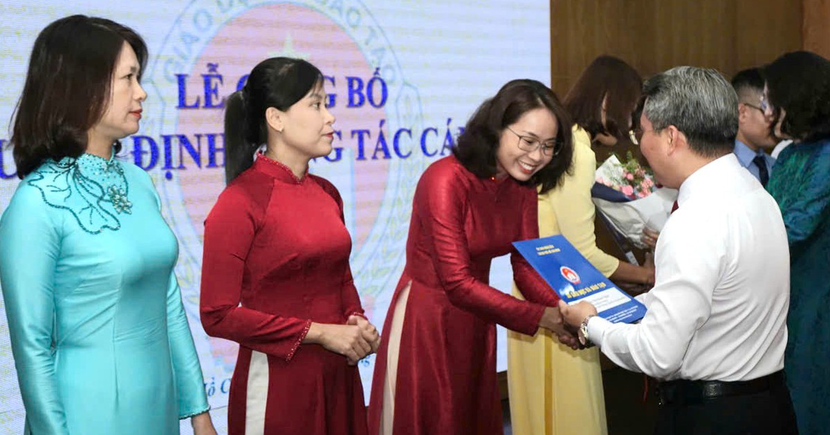 TP.HCM bổ nhiệm, điều động 50 cán bộ quản lý giáo dục ở sở và các trường