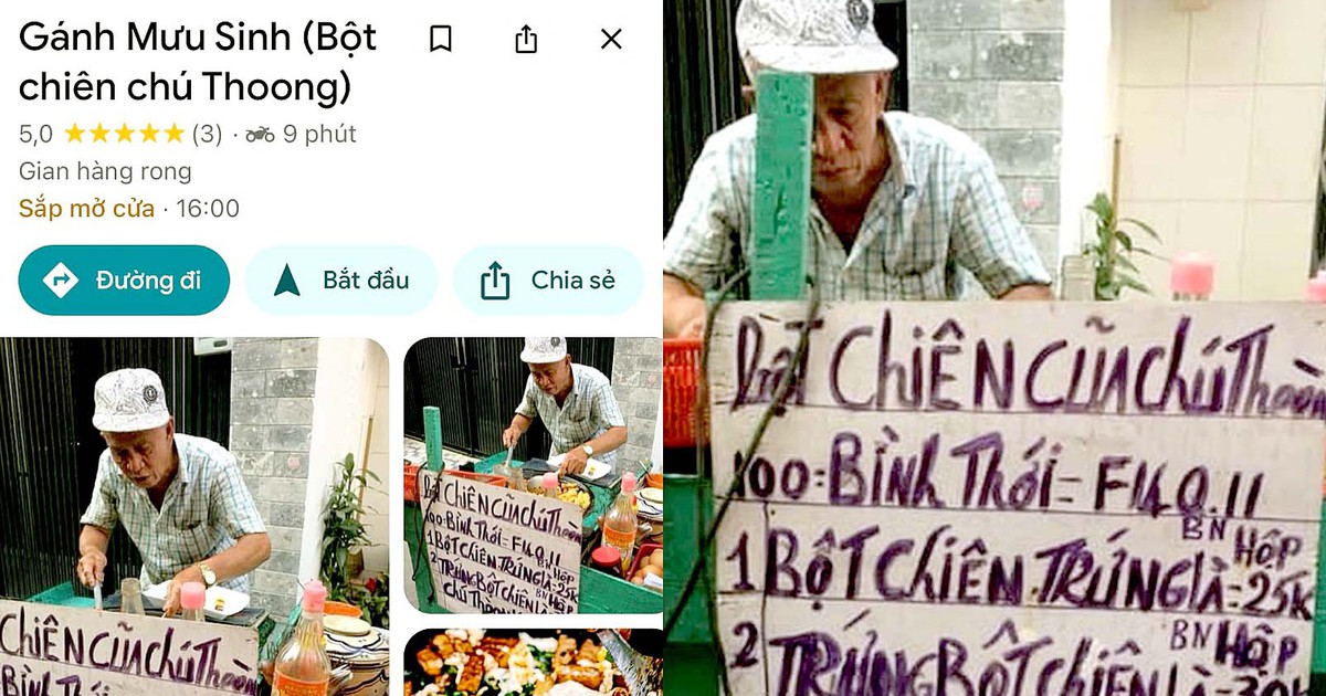 'Gánh Mưu Sinh' trên Google Maps: Khi lòng tốt biết cách tìm đường