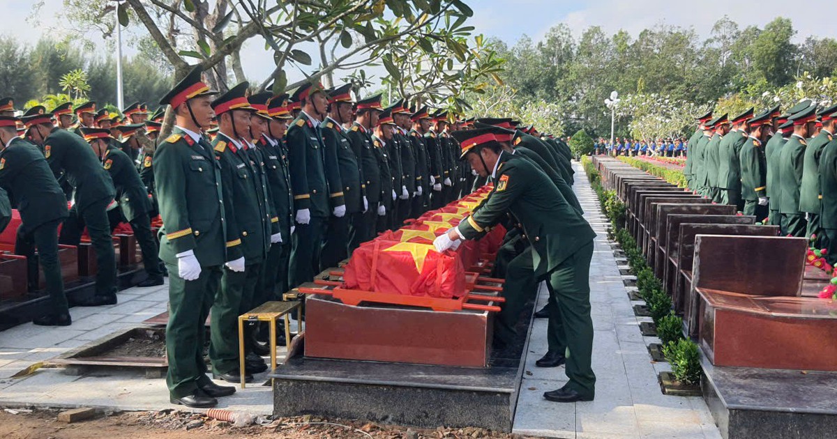 Cần Thơ tổ chức lễ viếng, truy điệu và an táng 120 hài cốt liệt sĩ