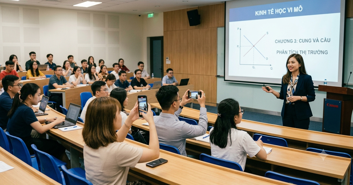 Chụp hình giảng viên đang dạy rồi đăng trên mạng xã hội, lỗi nhỏ cũng thành chuyện to