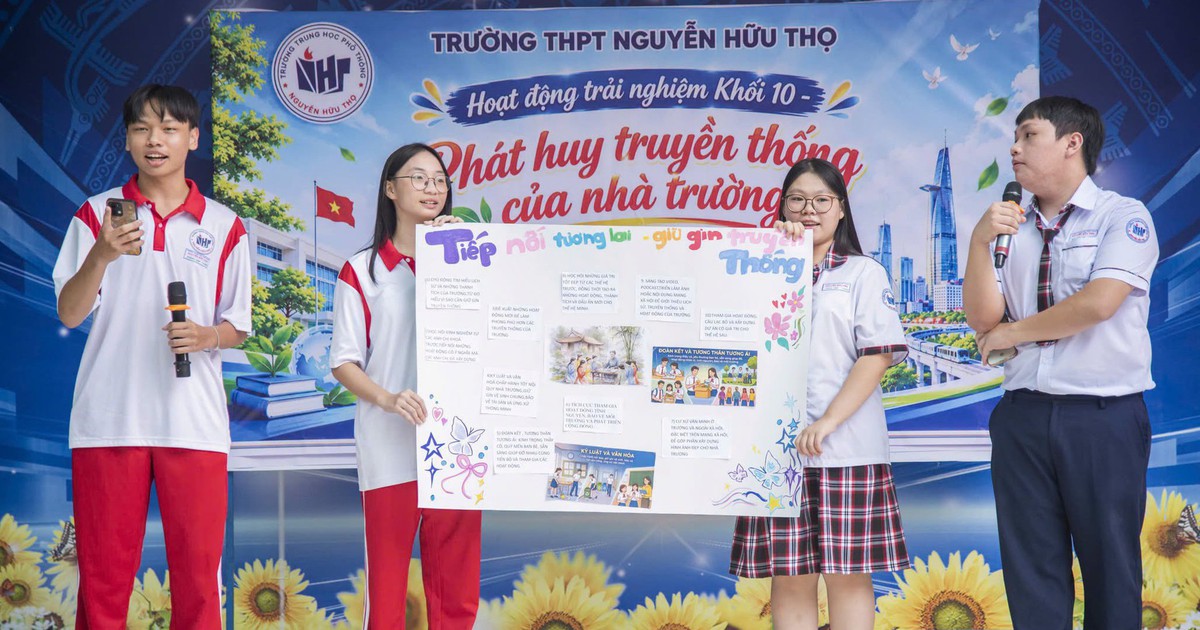 Một trường THPT ở TP.HCM dự kiến chỉ học chính khóa 4 ngày/tuần, từ thứ 2 đến thứ 5