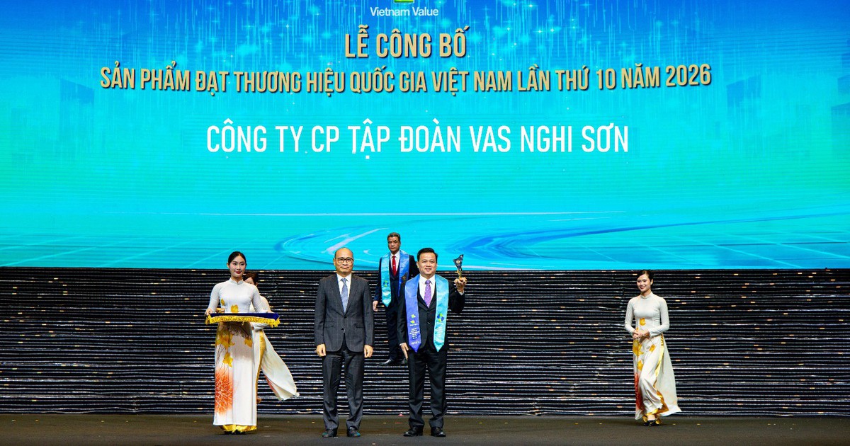 VAS ba lần liên tiếp được công nhận Thương hiệu Quốc gia