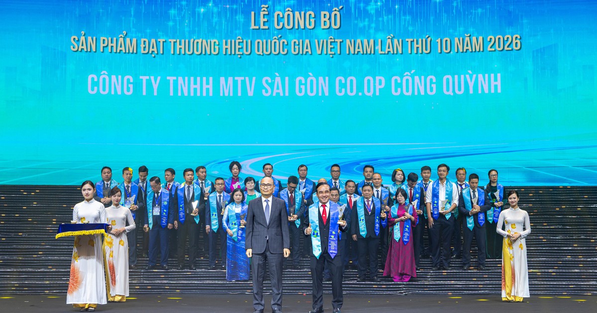 Chuỗi siêu thị Co.opmart đạt Thương hiệu Quốc gia Việt Nam 2026