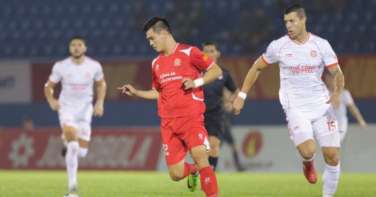 Công An TP.HCM đấu Thể Công - Viettel (Hiệp 1) 0-0: Đội khách liên tục bỏ lỡ