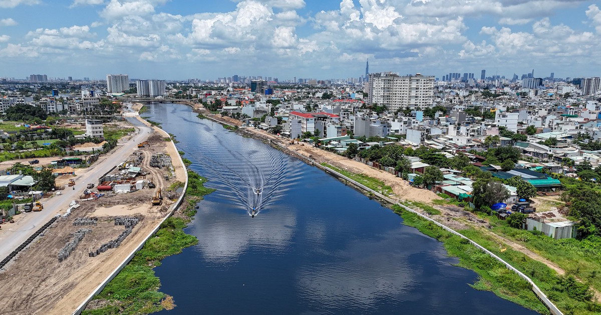 Dự án cải tạo kênh Tham Lương ngang qua 17 phường xã TP.HCM tiến độ ra sao?