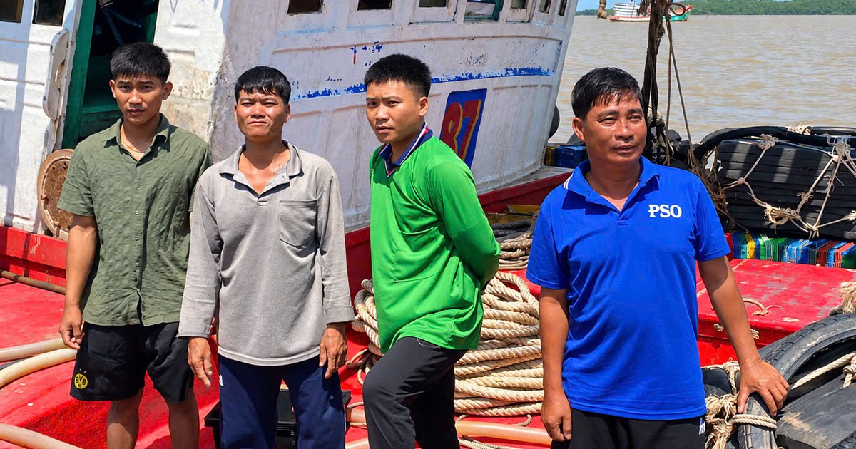 4 ngư dân Mũi Né gặp nạn gần mỏ Sư Tử Trắng đã về đến Cần Thơ an toàn