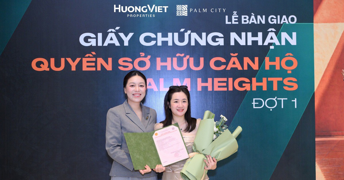 Palm Heights trao sổ hồng đợt 1: Khẳng định năng lực thực thi