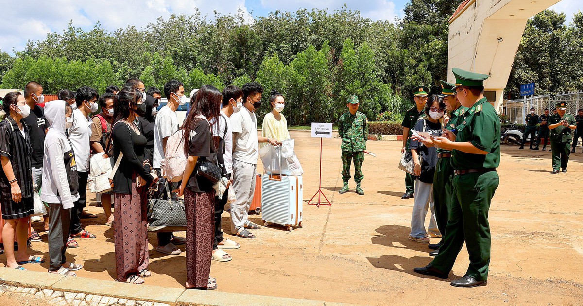 Tiếp nhận thêm 36 người từ Campuchia, phần lớn từng làm việc trong các khu lừa đảo