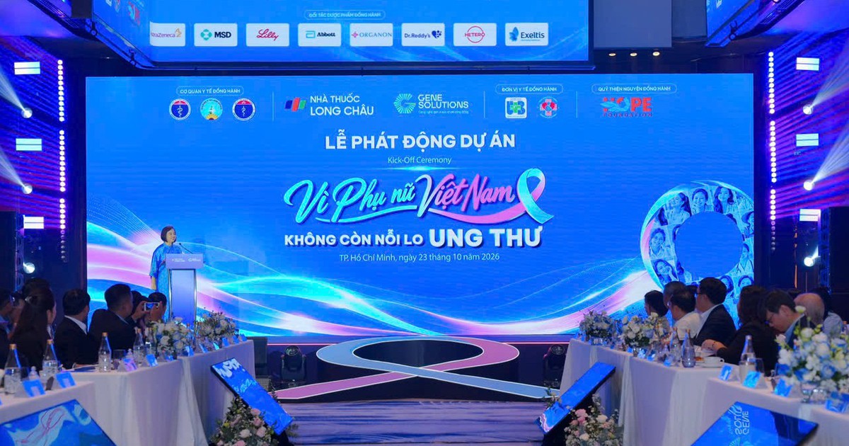 Dự án chăm sóc sức khỏe phụ nữ Việt Nam 2026 - Không còn nỗi lo ung thư