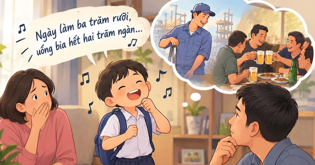 Cha mẹ 'tìm thấy' mình khi con hát 'ngày làm ba trăm rưỡi, uống bia hết hai trăm ngàn'