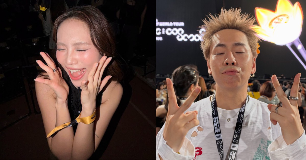 Phương Mỹ Chi, Đức Phúc, Quốc Thiên cùng các Anh trai 'chông gai' và 'say hi' đu BigBang