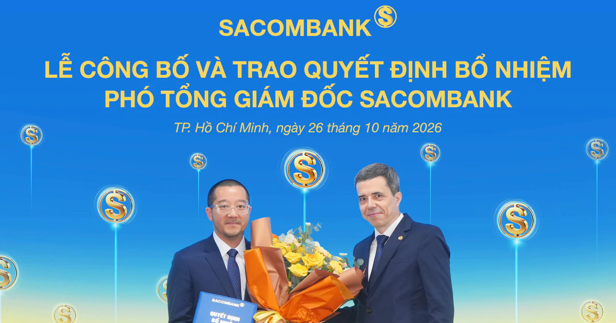 SACOMBANK bổ nhiệm ông Nguyễn Xuân Ái Quốc giữ chức Phó Tổng giám đốc