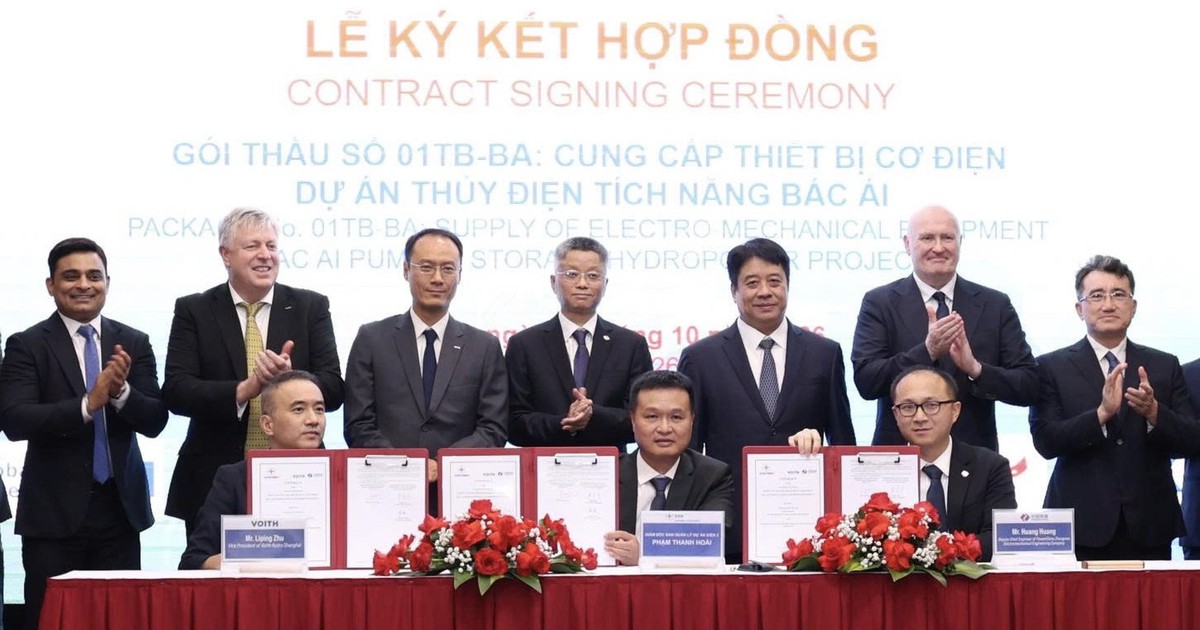 Ký hợp đồng hơn 4.462 tỉ đồng cho thủy điện tích năng lớn nhất Đông Nam Á