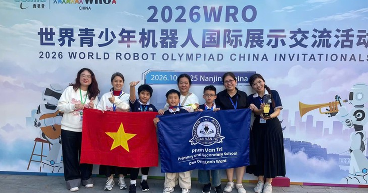 Ho Chi Minh City students win international robotics championship in China