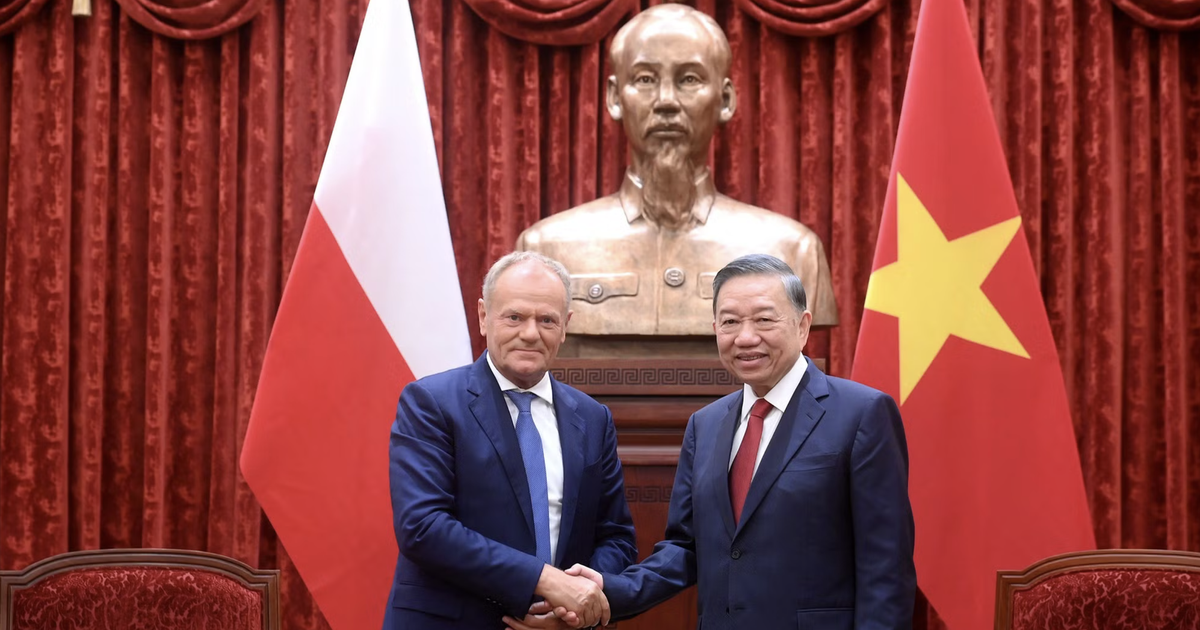 Tổng Bí thư, Chủ tịch nước Tô Lâm tiếp Thủ tướng Ba Lan Donald Tusk