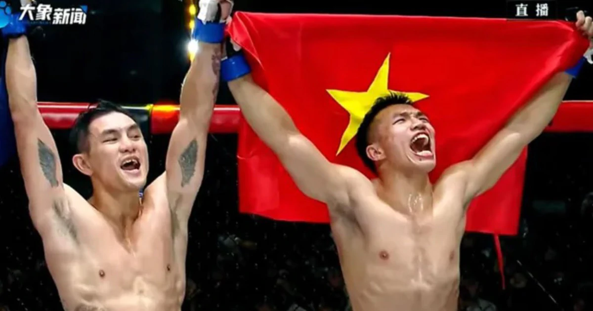 Giành chiến thắng trước đối thủ Trung Quốc cao to hơn, 2 võ sĩ Việt Nam khiến cư dân mạng phấn khích