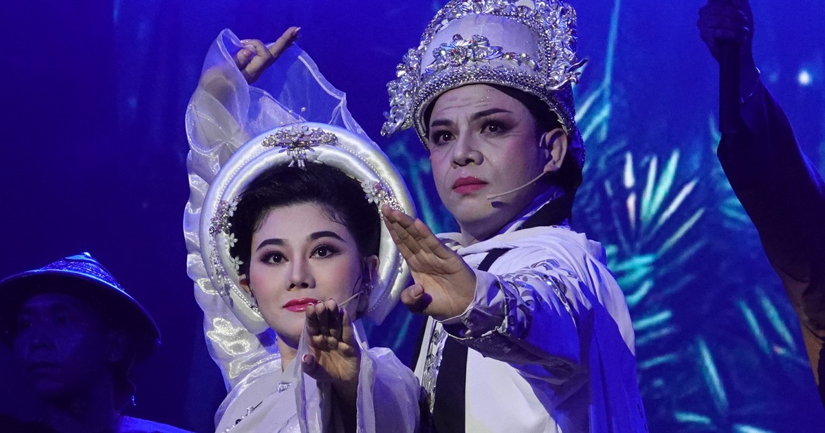 Vở cải lương Tiếng hò sông Hậu, Lê Văn Duyệt mừng Ngày văn hóa Việt Nam