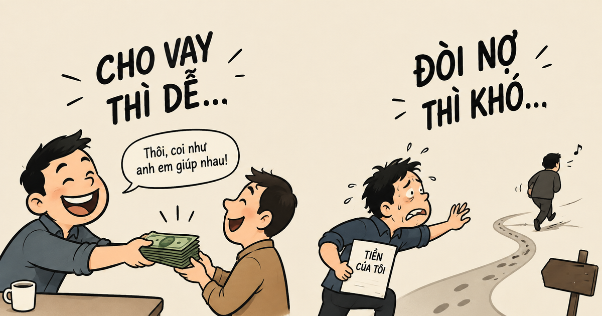 Khổ như chủ nợ, tiền đi thì có cánh, tiền về thì ‘tùy duyên’