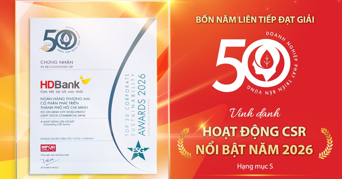 HDBank: Tăng trưởng ấn tượng song hành cùng trách nhiệm cộng đồng