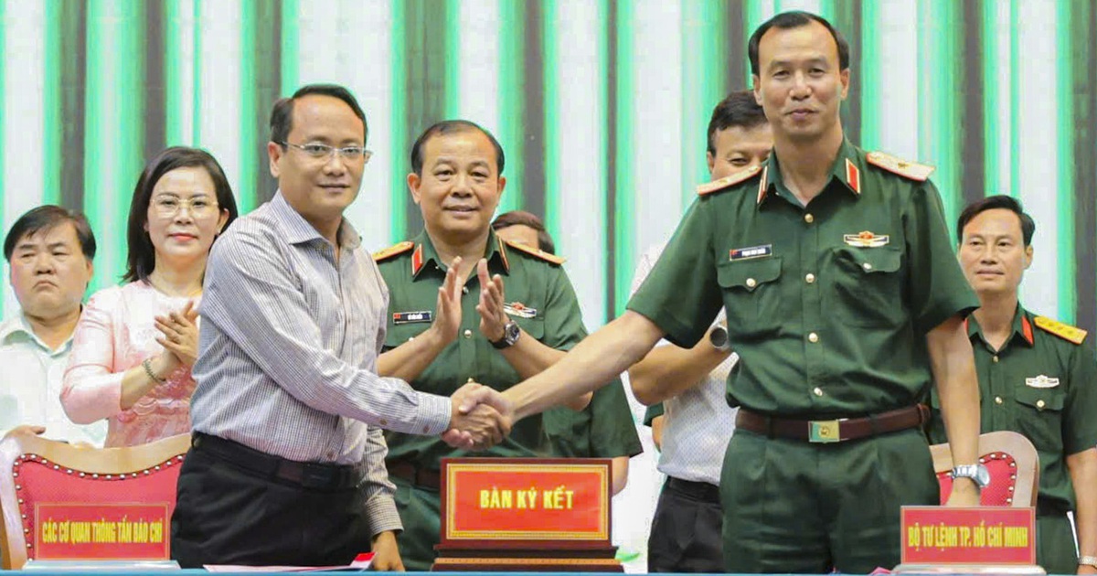 Bộ Tư lệnh TP.HCM ký quy chế phối hợp với các cơ quan báo chí
