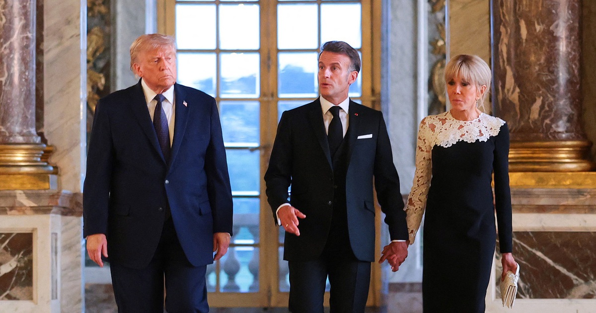 Ông Macron dẫn ông Trump thăm Cung điện Versailles, tiếp đãi thực đơn toàn đặc sản