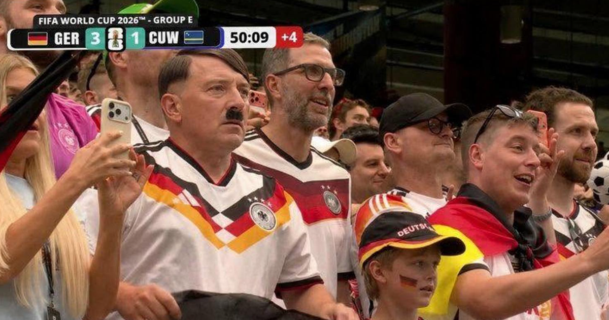 Thực hư 'cổ động viên Hitler' trên khán đài World Cup?
