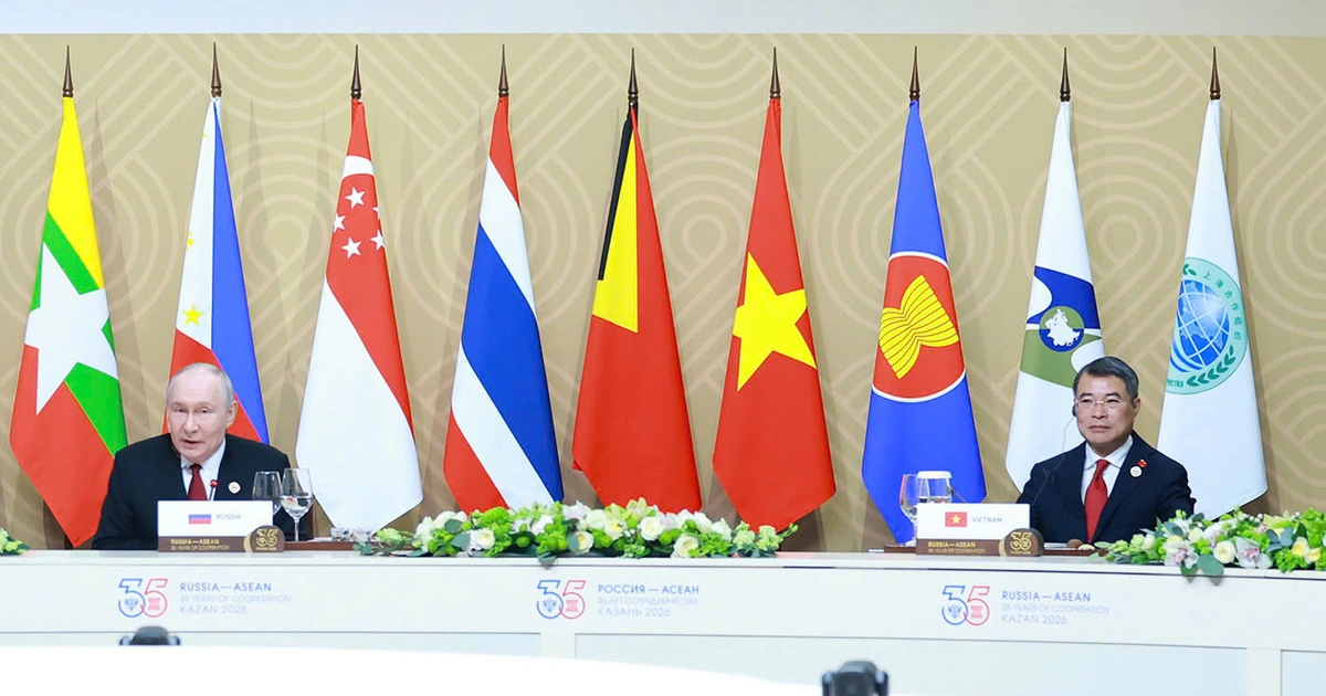 ASEAN và Nga đẩy mạnh hợp tác LNG, điện hạt nhân, năng lượng tái tạo