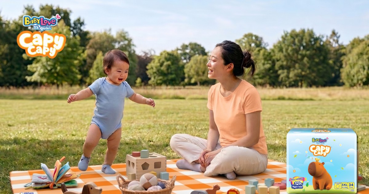 Baby Love Capycapy: Giải pháp tiết kiệm vẫn đảm bảo khô thoáng