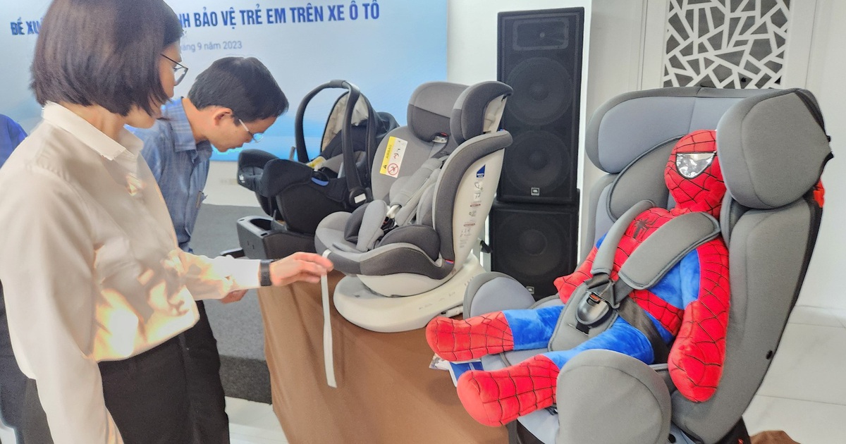 Chưa có đơn vị nào chứng nhận ghế an toàn cho trẻ em hợp quy