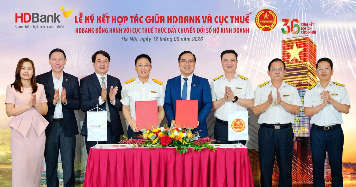 HDBank đồng hành cùng Cục Thuế thúc đẩy chuyển đổi số hộ kinh doanh