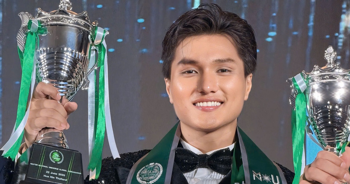 Đỗ Gia Hưng đoạt danh hiệu Nam vương Hoàn vũ Toàn cầu 2026 tại Thái Lan