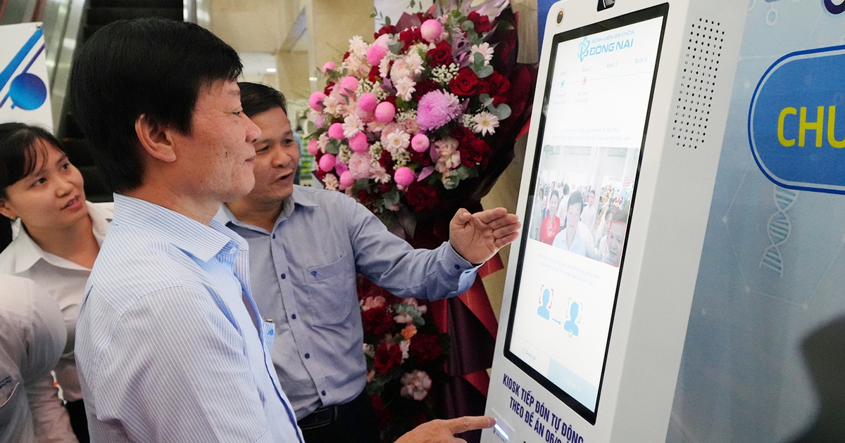 Bệnh viện đầu tiên ở Đồng Nai áp dụng hệ thống nhận diện sinh trắc học