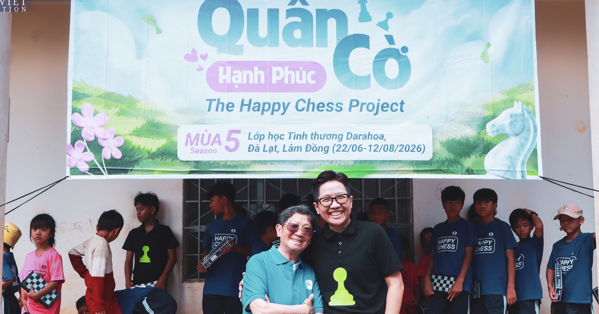 Liên đoàn Cờ vua thế giới đồng hành mang 'Quân cờ hạnh phúc' đến vùng sâu vùng xa