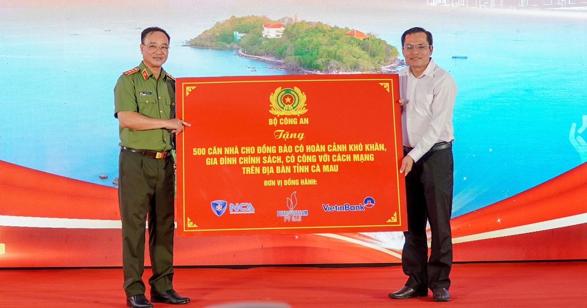 Bộ Công an khánh thành nâng cấp Di tích quốc gia Hòn Đá Bạc, bàn giao 500 căn nhà cho hộ khó khăn