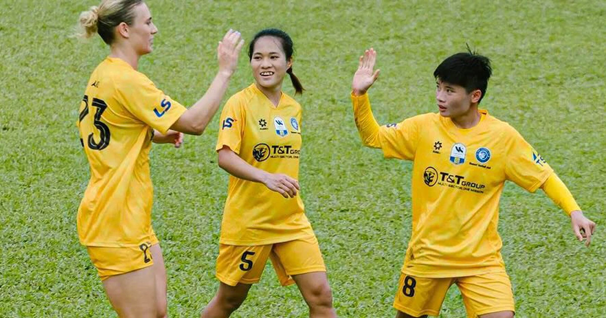 Giải bóng đá nữ vô địch quốc gia 2026 xuất hiện trận cầu 7 bàn