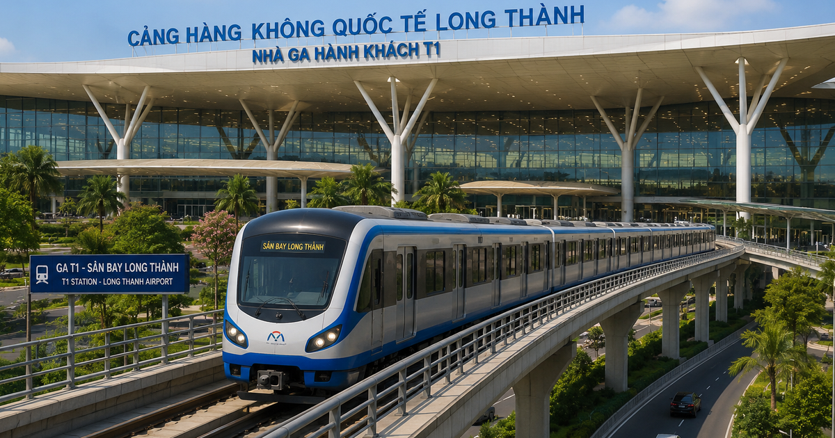 Bộ Xây dựng thống nhất kết nối metro Bến Thành - Suối Tiên vào sân bay Long Thành