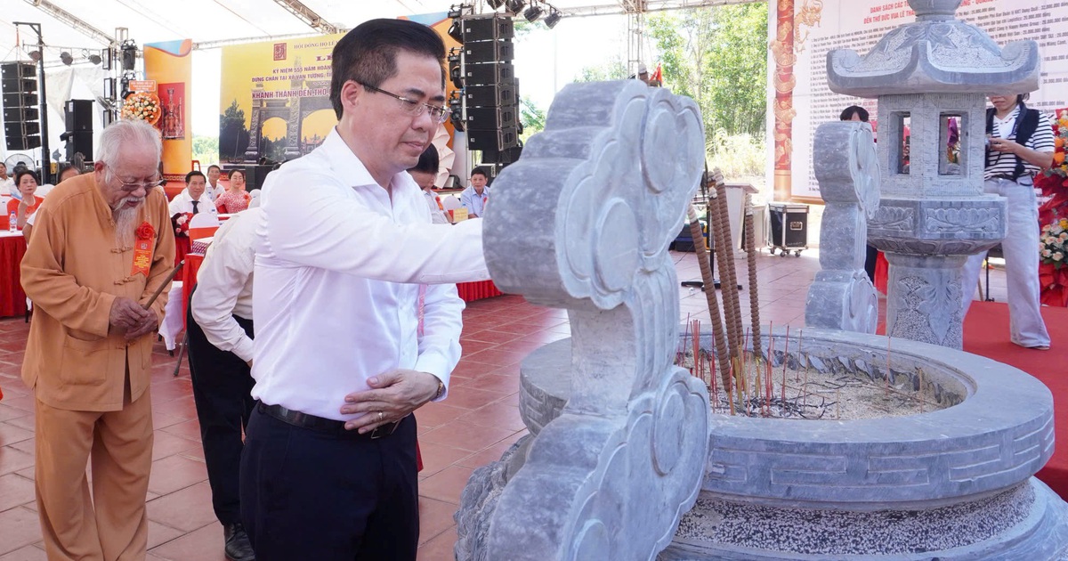 Kỷ niệm 555 năm vua Lê Thánh Tông dừng chân tại Vạn Tường