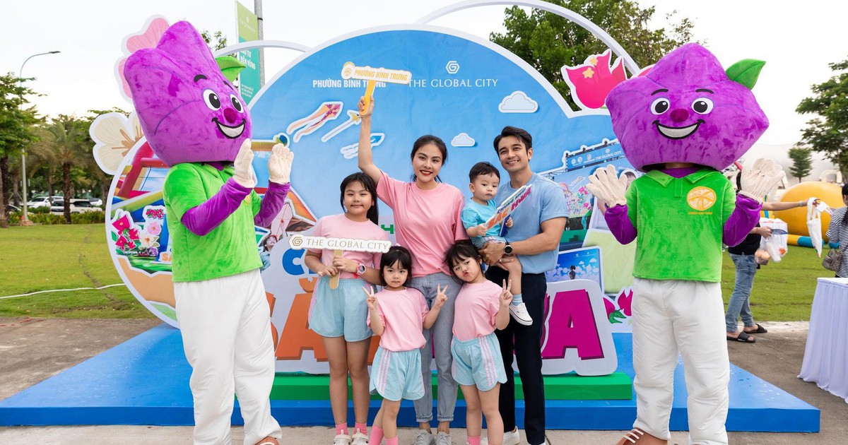 Hàng nghìn gia đình cùng ‘Chung Nhịp Sắc Hoa’ tại The Global City
