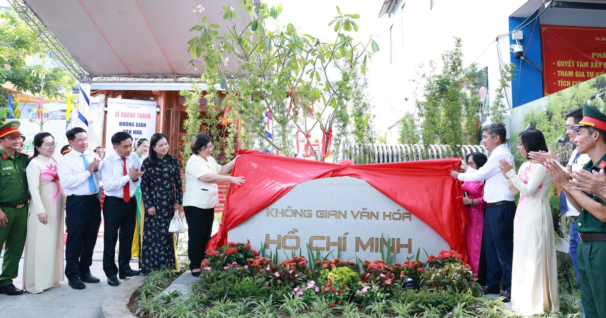 Phường Bình Hưng Hòa khánh thành Không gian văn hóa Hồ Chí Minh