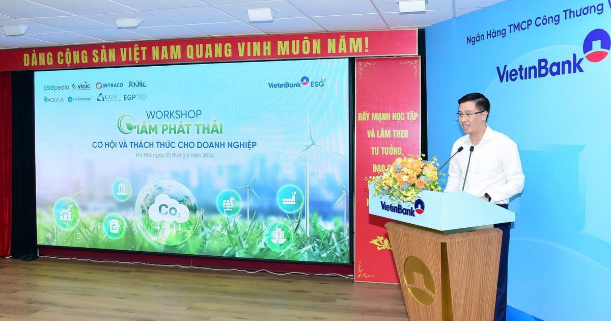 Minh bạch dữ liệu phát thải, mở cơ hội tiếp cận vốn xanh