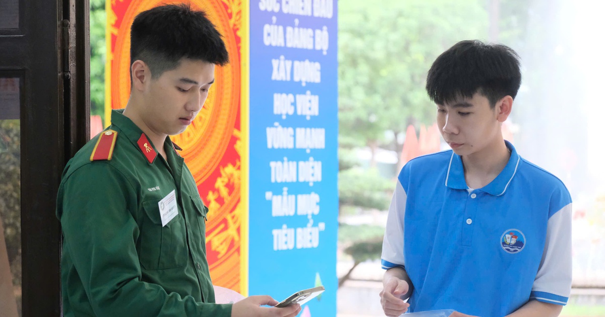 23 thí sinh đầu tiên trúng tuyển Học viện Kỹ thuật quân sự năm 2026
