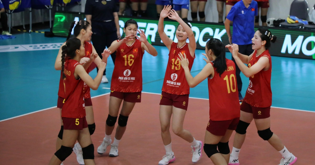 Bóng chuyền nữ U18 Việt Nam thắng ấn tượng trận ra quân giải châu Á