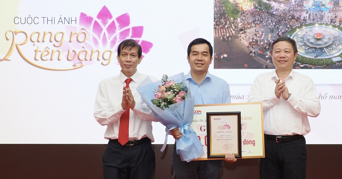 Báo Sài Gòn Giải Phóng ra mắt công trình báo chí dữ liệu, trao giải cuộc thi ảnh 'Rạng rỡ tên vàng'