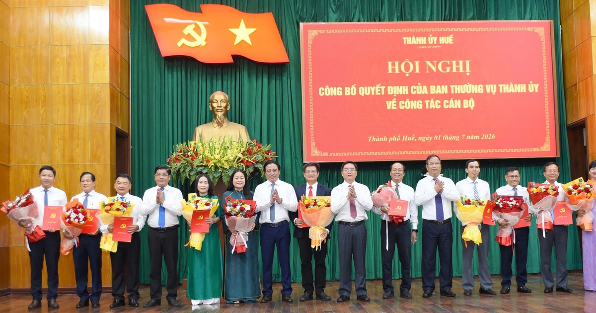 Huế bổ nhiệm nhiều cán bộ lãnh đạo sở ngành chủ chốt