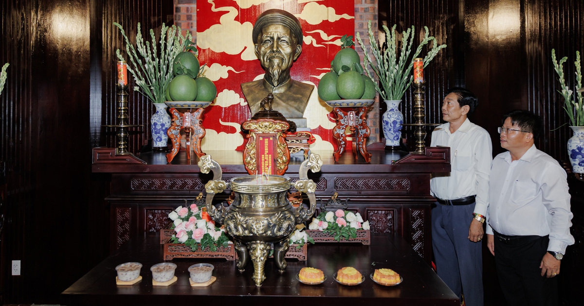 Khánh thành Nhà lưu niệm Nguyễn Đình Chiểu ở quê vợ, nơi ông viết Văn tế nghĩa sĩ Cần Giuộc