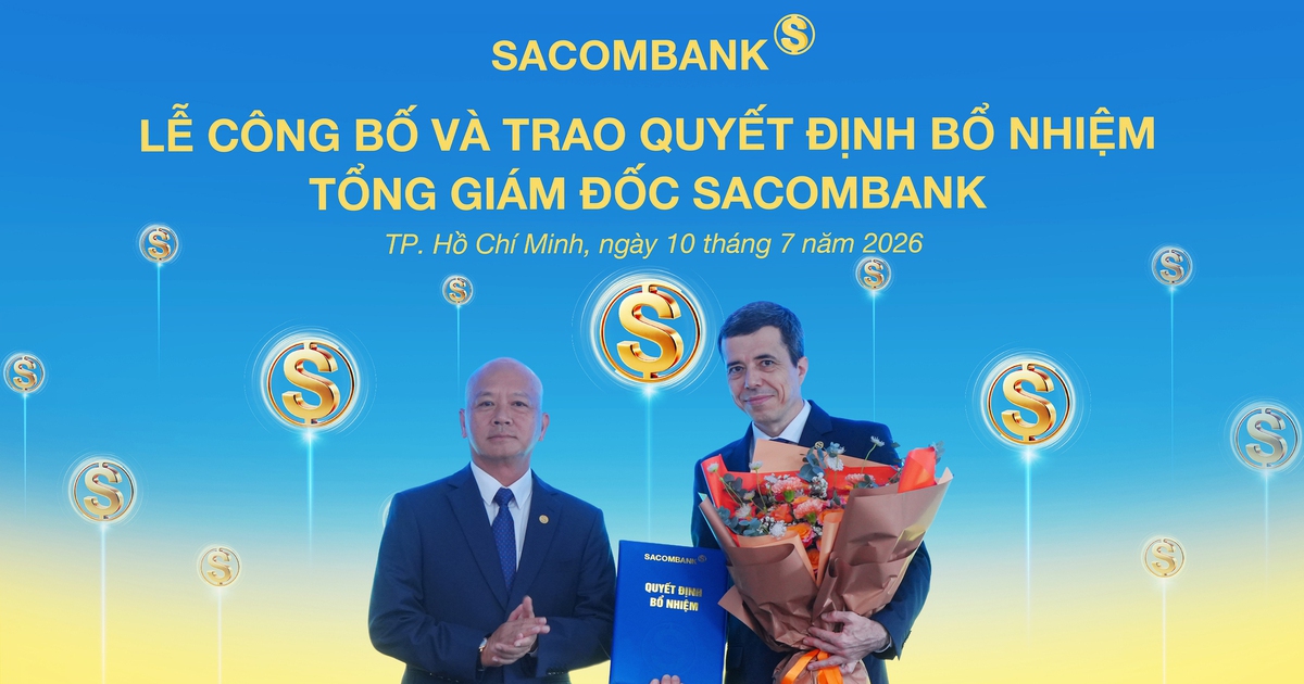 Sacombank bổ nhiệm ông Loic Faussier giữ chức tổng giám đốc