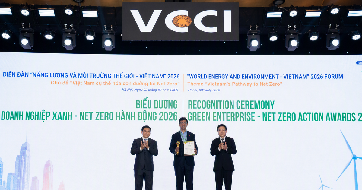 Techcombank được vinh danh Top 10 Net Zero Việt Nam 2026