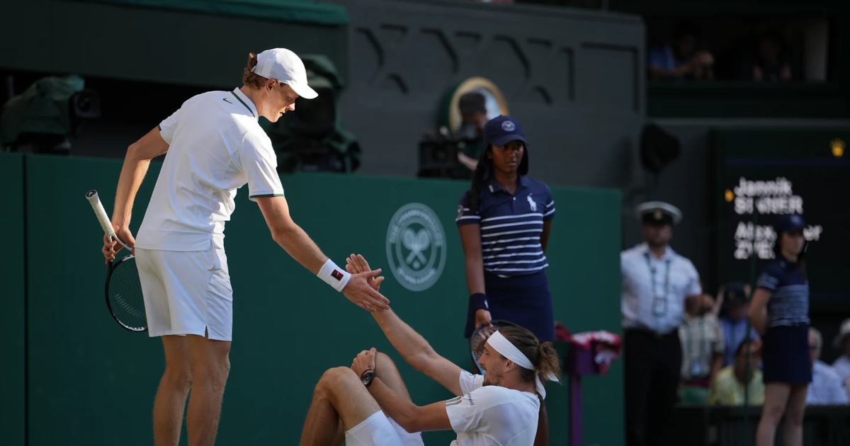 Hành động fair-play của Sinner tại trận chung kết Wimbledon