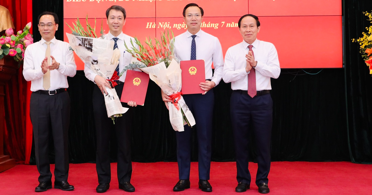 Công bố quyết định bổ nhiệm 2 Thứ trưởng Bộ Giáo dục và Đào tạo